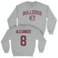 Sport Grey Men's Basketball Bulldogs Crew - Harrison Alexander