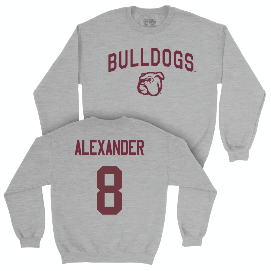 Sport Grey Men's Basketball Bulldogs Crew - Harrison Alexander