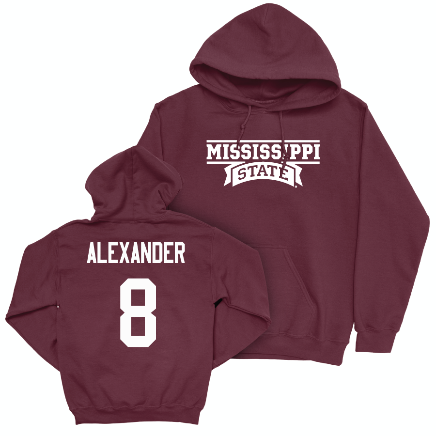Maroon Men's Basketball Team Hoodie - Harrison Alexander