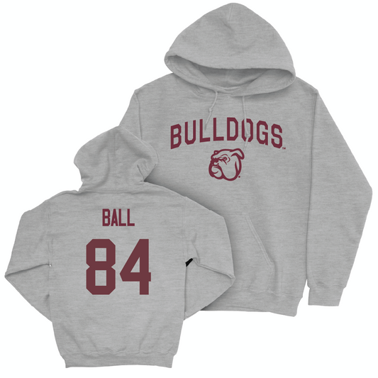 Sport Grey Football Bulldogs Hoodie   - Justin Ball