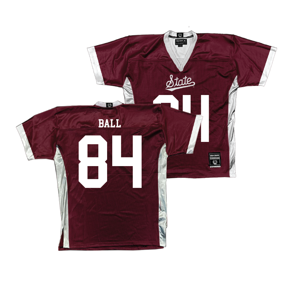 Maroon Mississippi State Football Jersey   - Justin Ball