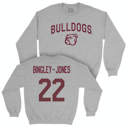 Sport Grey Football Bulldogs Crew   - Kedrick Bingley-Jones