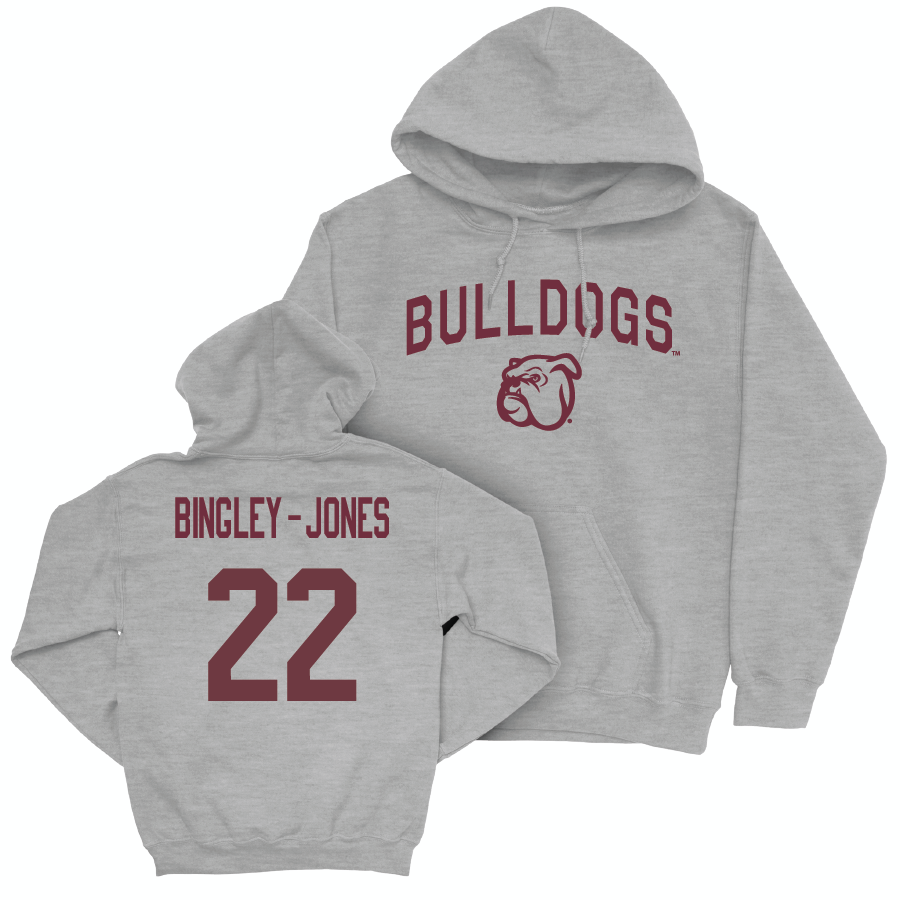 Sport Grey Football Bulldogs Hoodie   - Kedrick Bingley-Jones