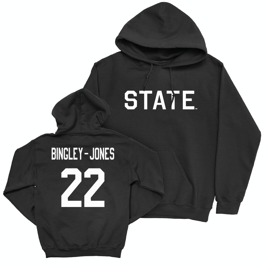 Football Black State Hoodie   - Kedrick Bingley-Jones