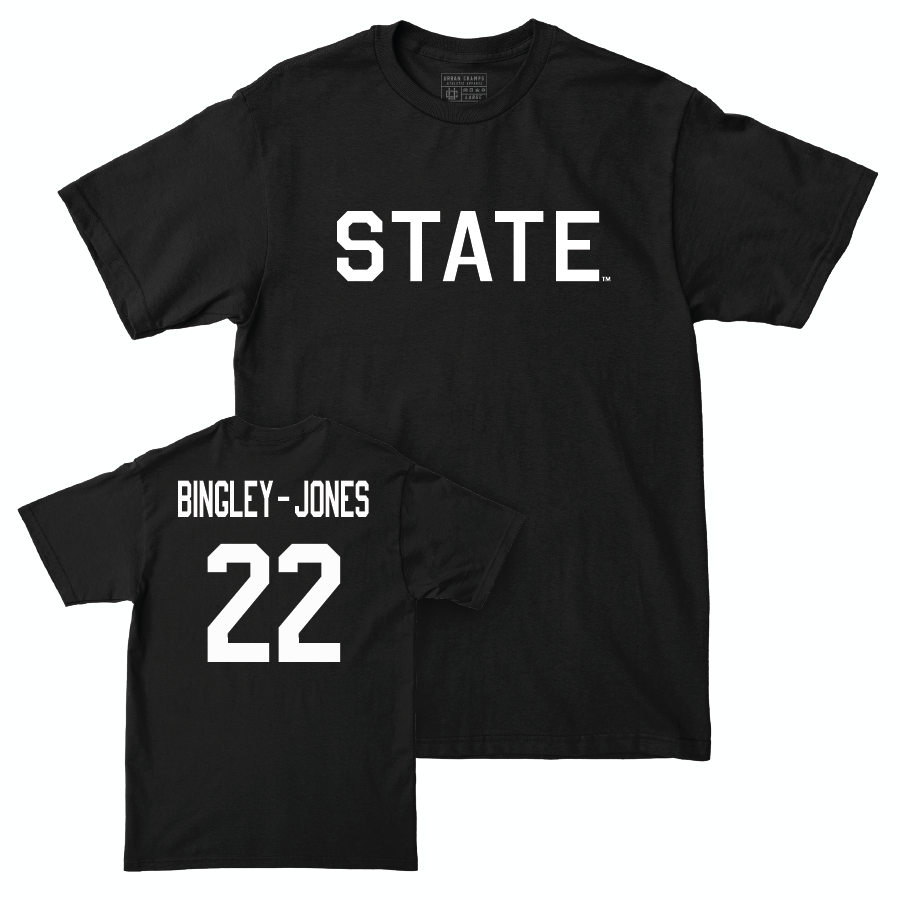 Football Black State Tee   - Kedrick Bingley-Jones