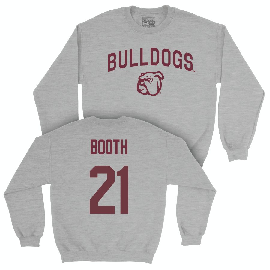 Sport Grey Football Bulldogs Crew   - Davon Booth