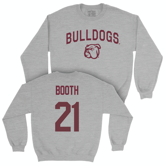 Sport Grey Football Bulldogs Crew   - Davon Booth