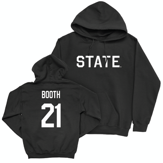 Football Black State Hoodie   - Davon Booth