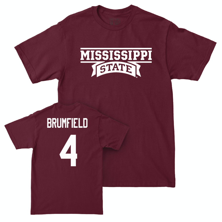 Maroon Football Team Tee   - DeAgo Brumfield