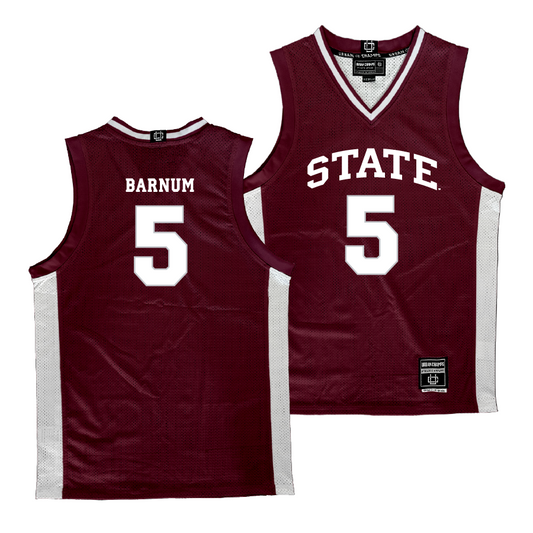 Mississippi State Women's Basketball Maroon Jersey  - Erynn Barnum