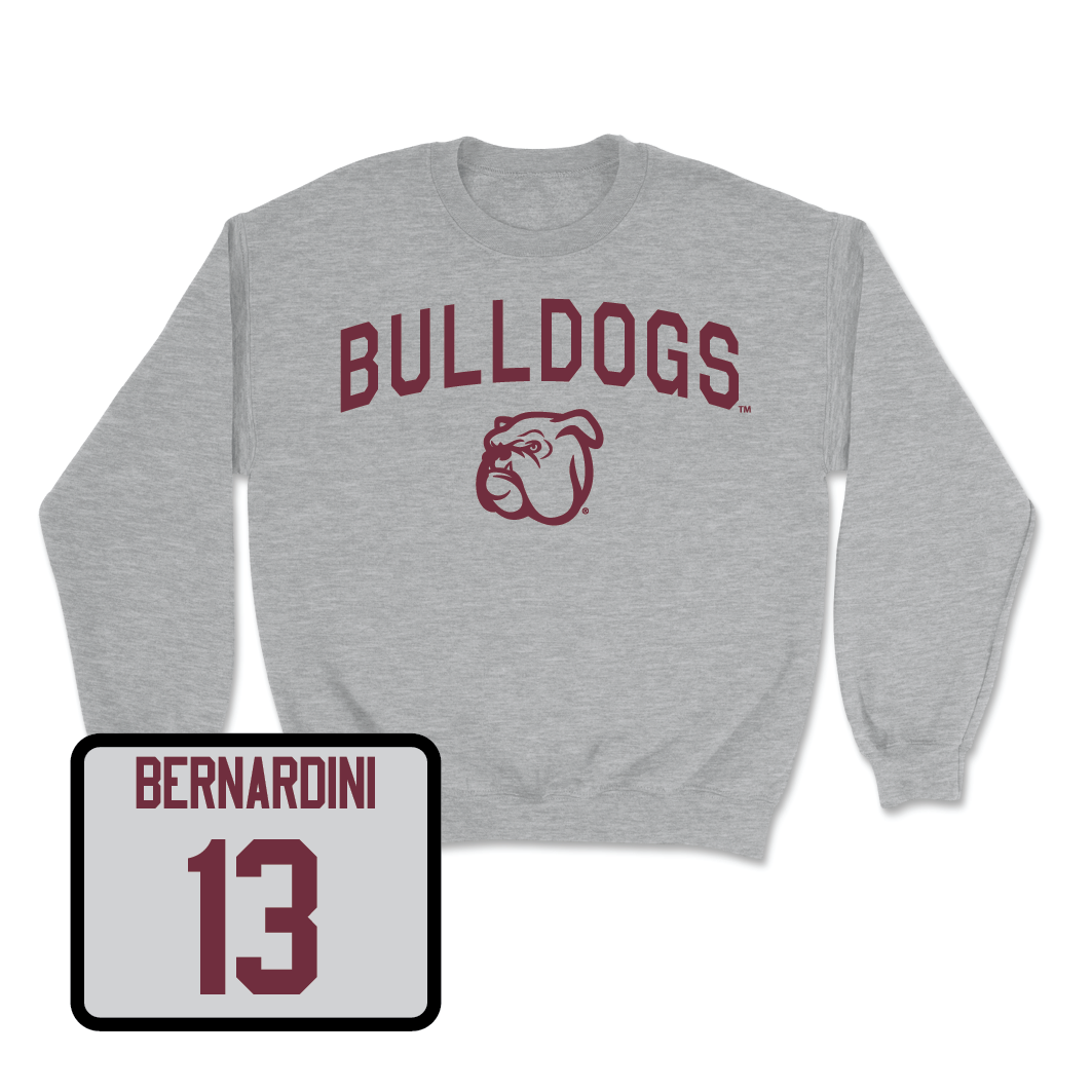 Sport Grey Softball Bulldogs Crew - Morgan Bernardini