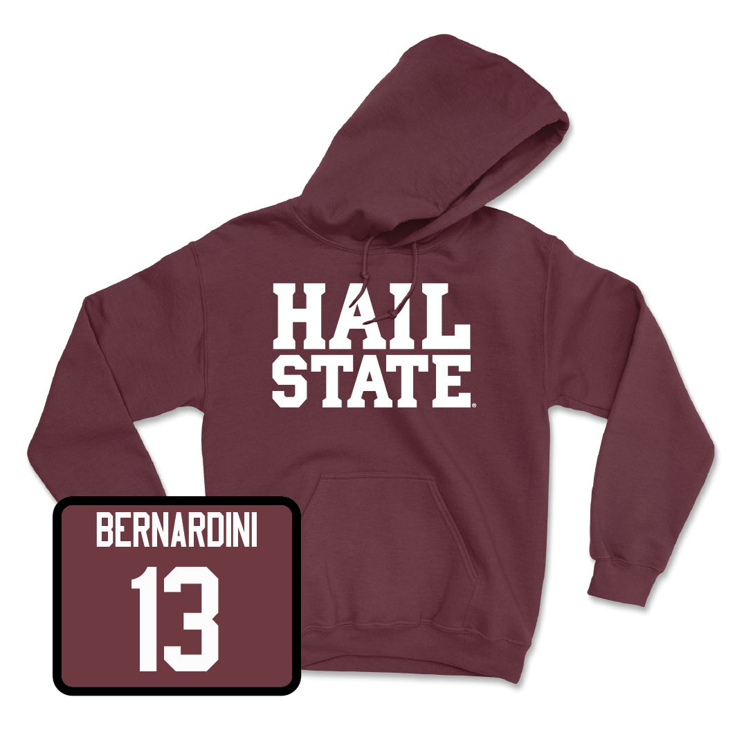 Maroon Softball Hail Hoodie - Morgan Bernardini