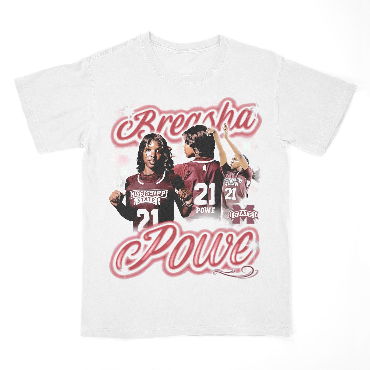 EXCLUSIVE RELEASE: Debreasha Powe 90s Graphic White Tee