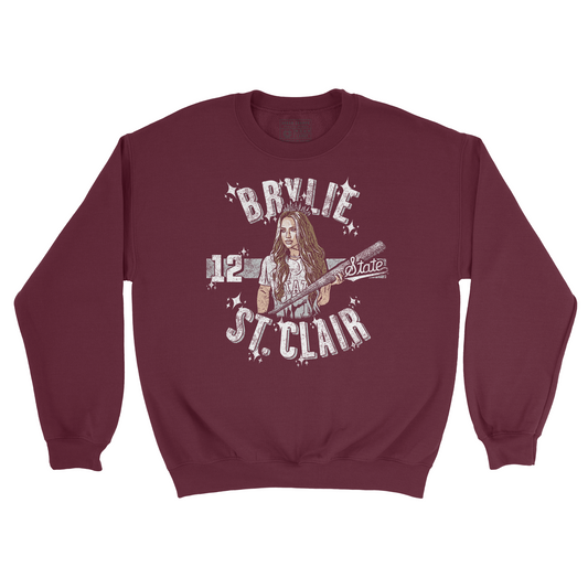 EXCLUSIVE RELEASE: Brylie St. Clair Maroon Crewneck