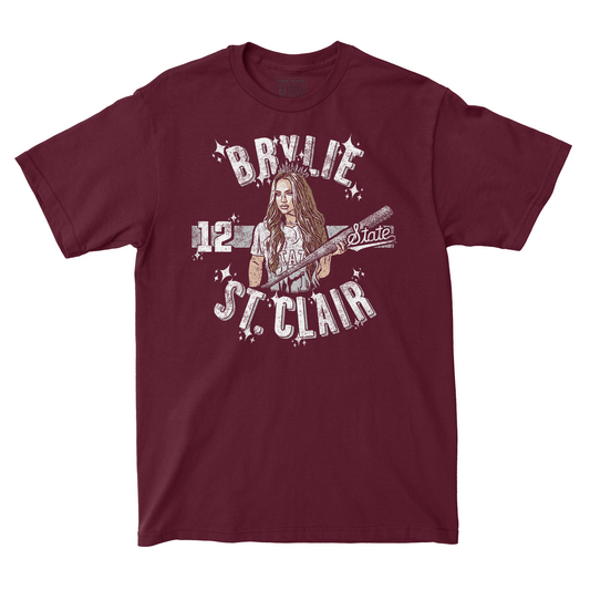 EXCLUSIVE RELEASE: Brylie St. Clair Maroon Tee