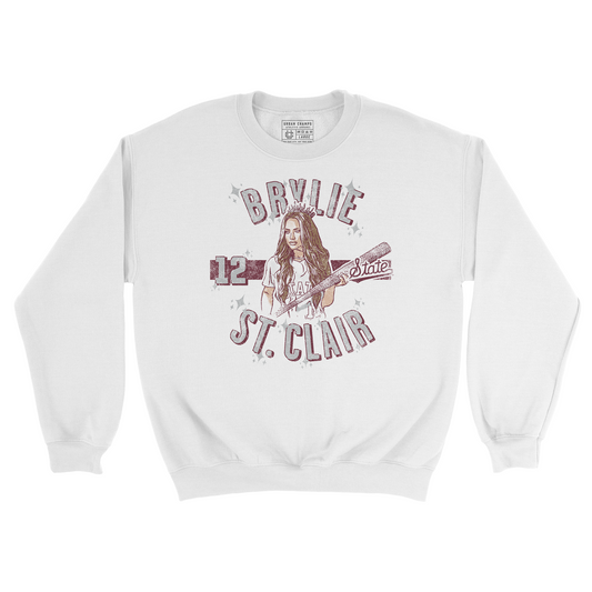 EXCLUSIVE RELEASE: Brylie St. Clair White Crewneck