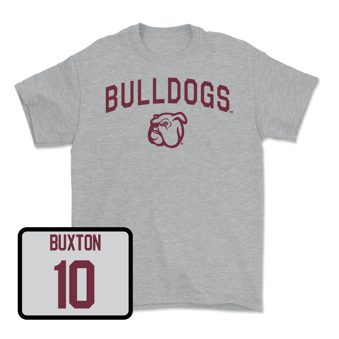 Sport Grey Women's Soccer Bulldogs Tee  - Alivia Buxton