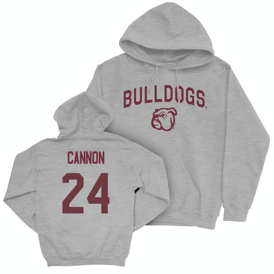 Sport Grey Football Bulldogs Hoodie   - Elijah Cannon