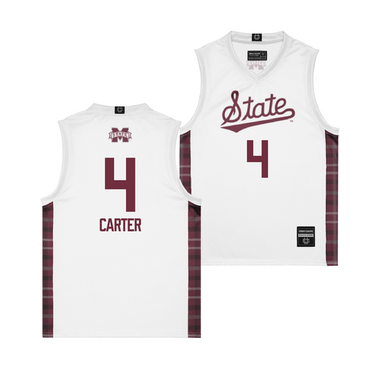 EXCLUSIVE: Mississippi State Winter Edition Basketball Jersey - Jessika Carter