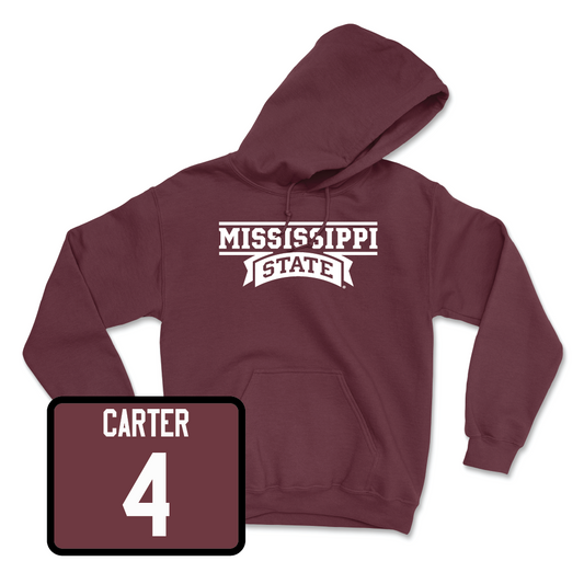 Maroon Women's Basketball Team Hoodie - Jessika Carter