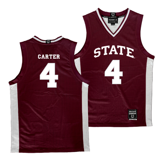 Mississippi State Women's Basketball Maroon Jersey  - Jessika Carter