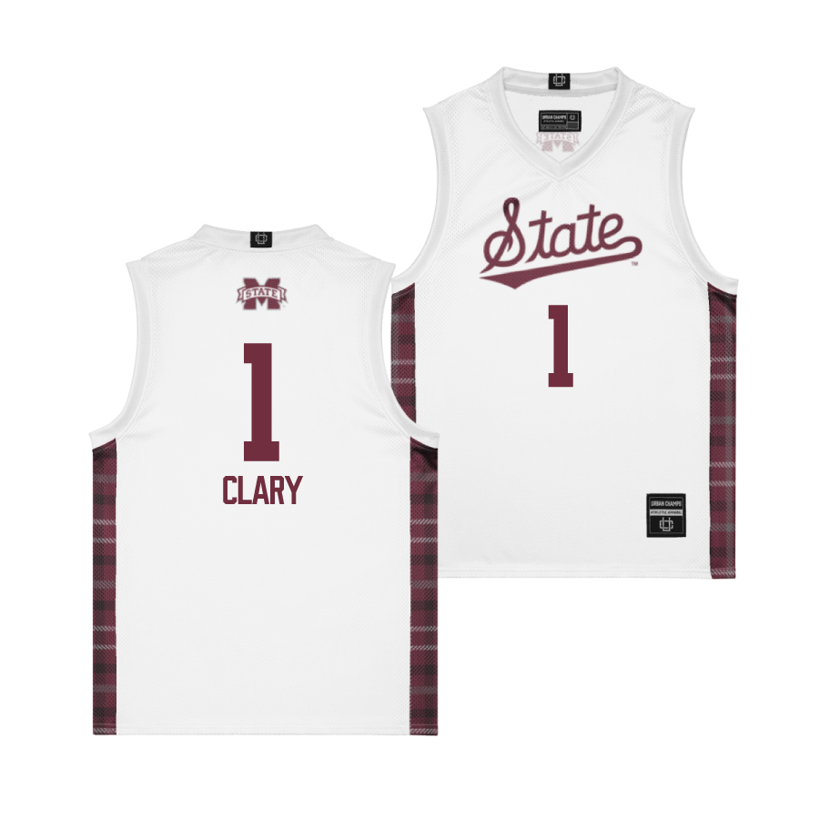 EXCLUSIVE: Mississippi State Winter Edition Basketball Jersey  - Kanye Clary