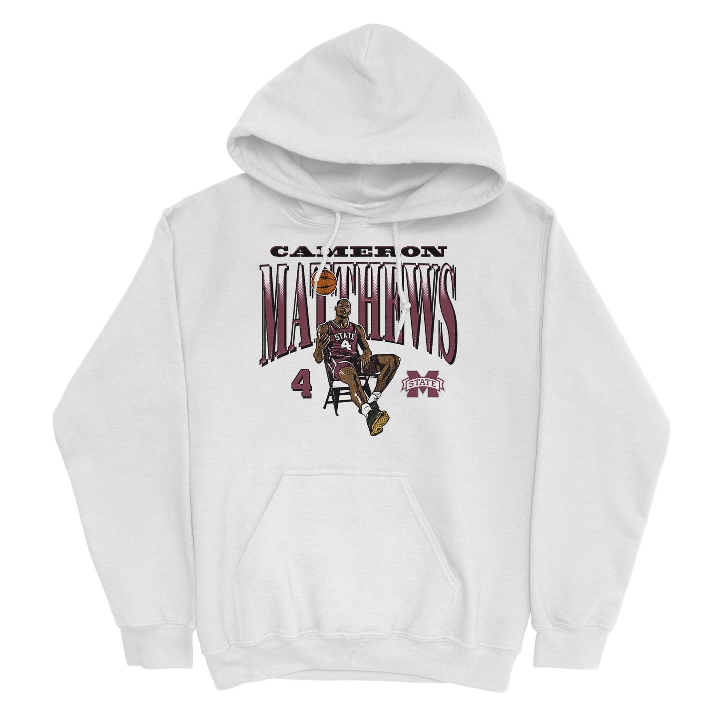 EXCLUSIVE RELEASE: Cameron Matthews Illustrated White Hoodie