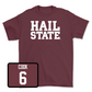 Maroon Softball Hail Tee  - Paige Cook