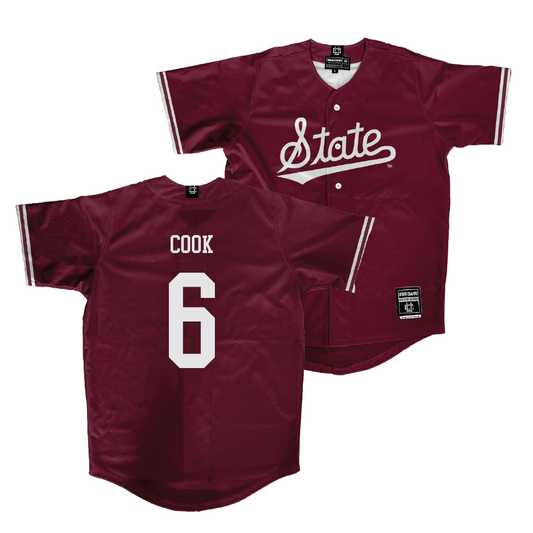 Mississippi State Softball Maroon Jersey  - Paige Cook