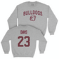 Sport Grey Football Bulldogs Crew   - Seth Davis