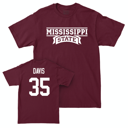 Maroon Baseball Team Tee  - Ben Davis