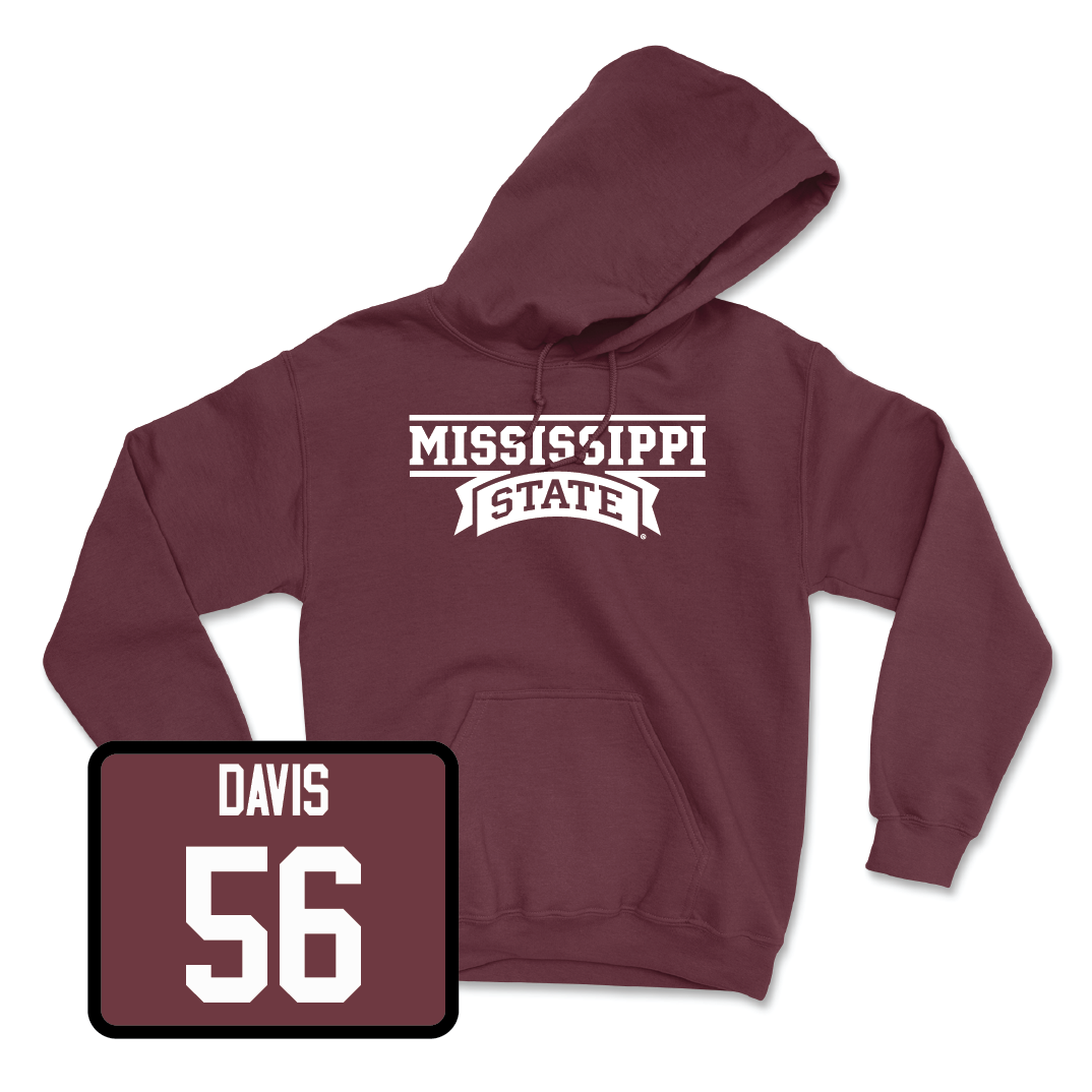 Maroon Football Team Hoodie  - Wesley Davis