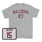 Sport Grey Baseball Bulldogs Tee  - Luke Dotson