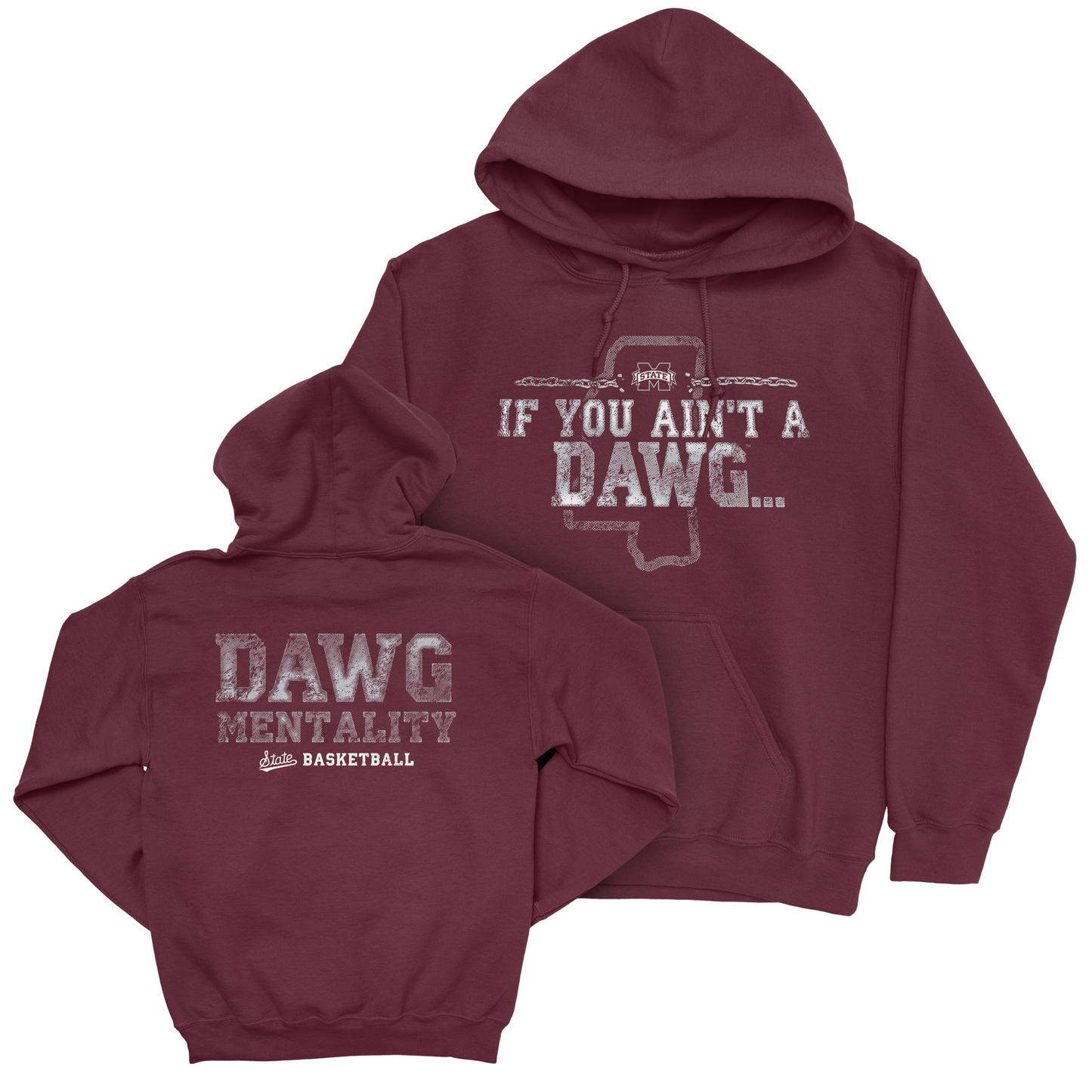 EXCLUSIVE RELEASE: The Dawg Mentality Collection Maroon Hoodie