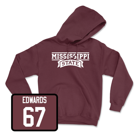 Maroon Softball Team Hoodie - Kylee Edwards