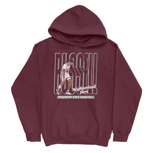 EXCLUSIVE RELEASE: Eniya Russell "Neighborhood Hero" Comic Maroon Hoodie