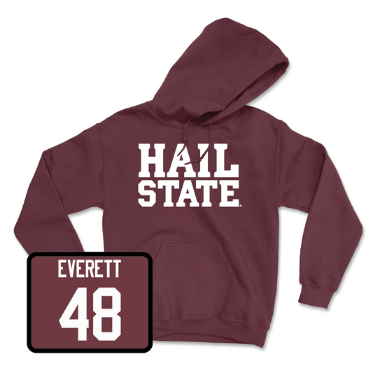 Maroon Softball Hail Hoodie - Delainey Everett