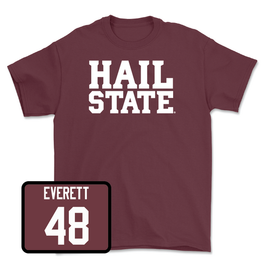 Maroon Softball Hail Tee - Delainey Everett