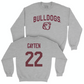 Sport Grey Football Bulldogs Crew   - Xavier Gayten