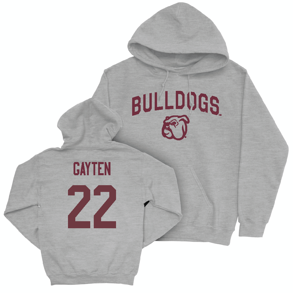 Sport Grey Football Bulldogs Hoodie   - Xavier Gayten