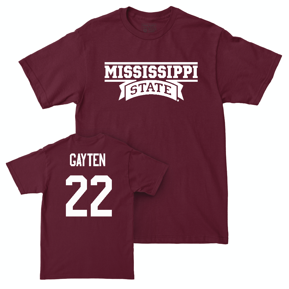 Maroon Football Team Tee   - Xavier Gayten