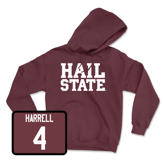 Maroon Football Hail Hoodie  - JJ Harrell