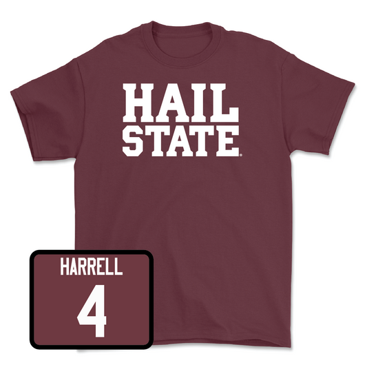 Maroon Football Hail Tee  - JJ Harrell