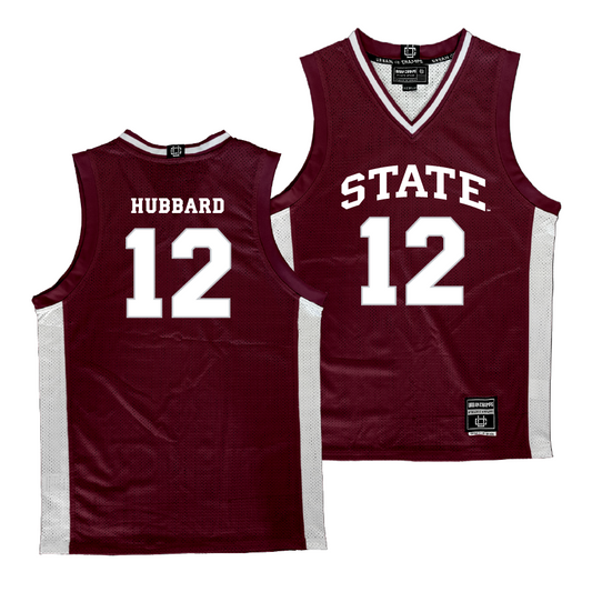 Mississippi State Men's Basketball Maroon Jersey - Josh Hubbard