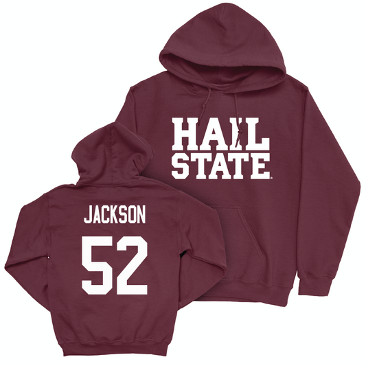 Maroon Football Hail Hoodie   - Grant Jackson