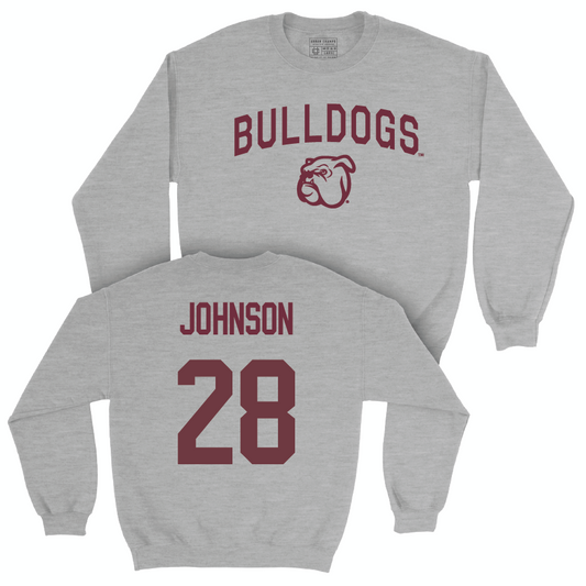 Sport Grey Football Bulldogs Crew   - Tanner Johnson