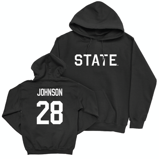 Football Black State Hoodie   - Tanner Johnson