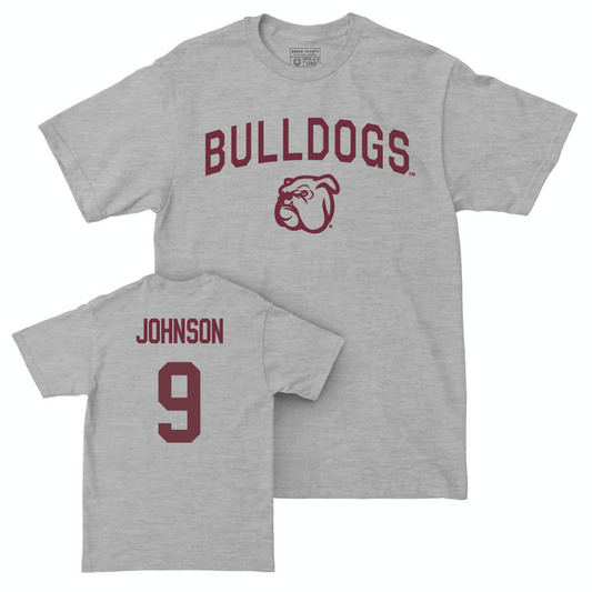 Sport Grey Football Bulldogs Tee   - Ricky Johnson