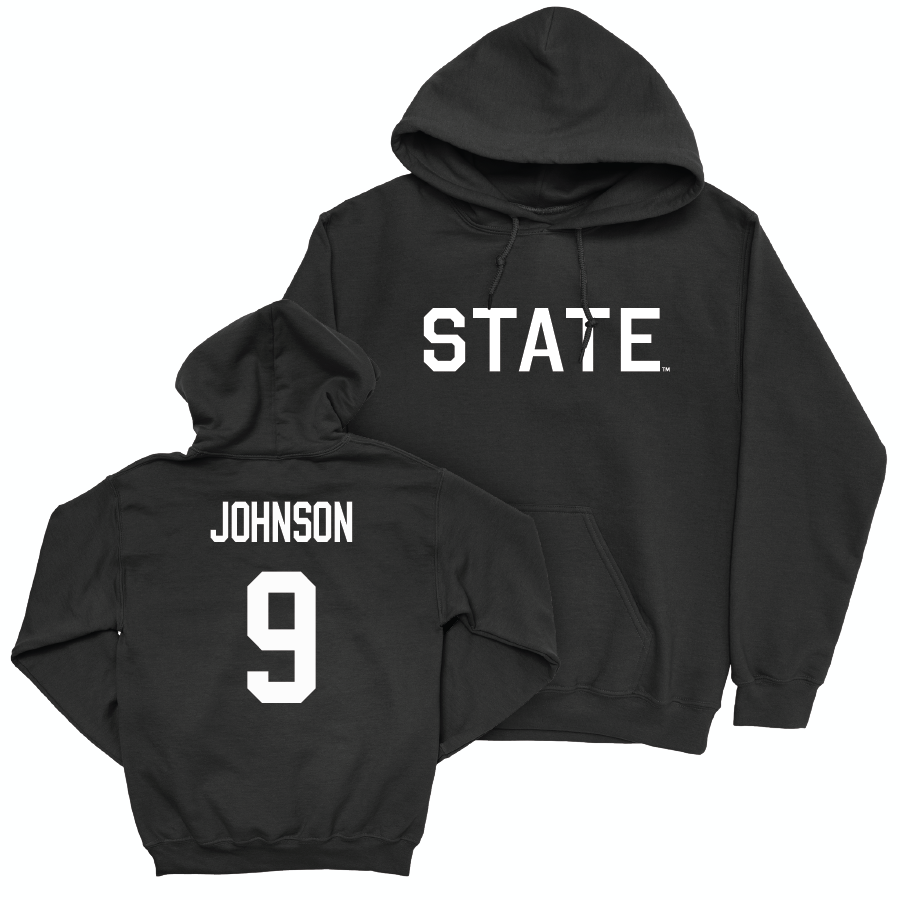 Football Black State Hoodie   - Ricky Johnson