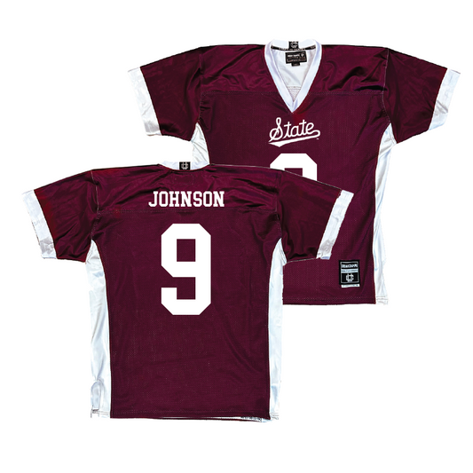 Maroon Mississippi State Football Jersey   - Ricky Johnson